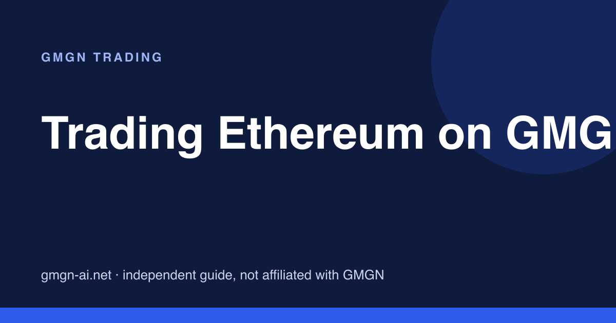 Trading Ethereum on GMGN: bots, gas token and fee data