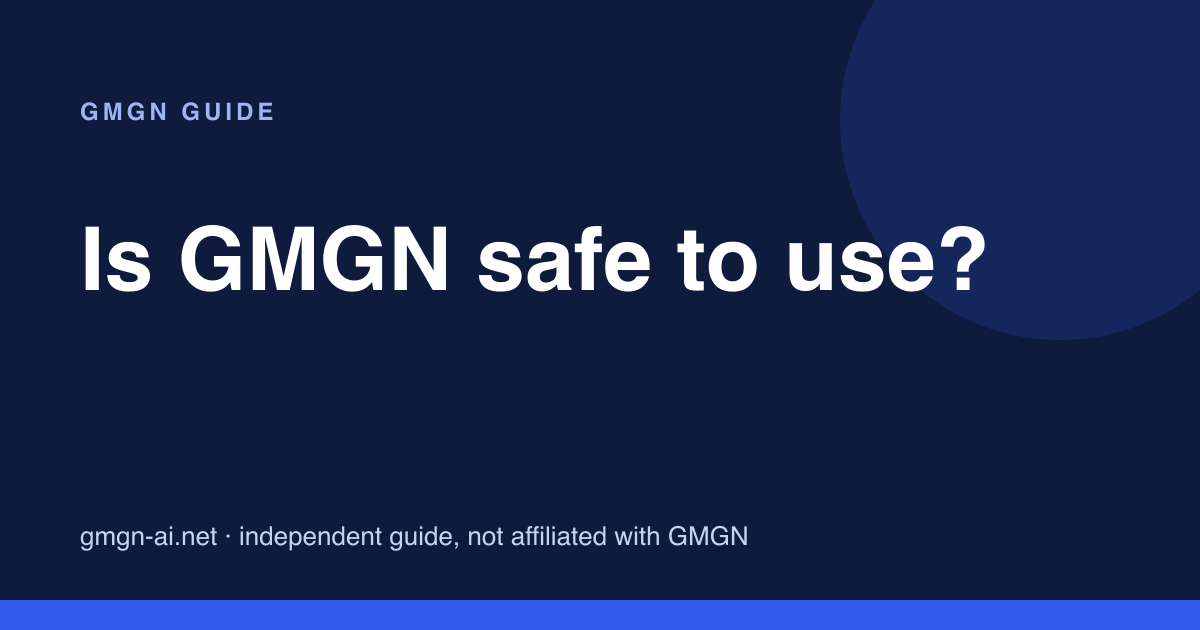 Is GMGN safe: wallet custody, 2FA and scam risks